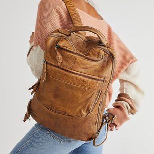 Free People - East End Leather Backpack
